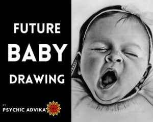 Future Child Drawing, Future Baby Drawing, Future Baby Sketch, Artistic Psychic, Authentic Psychic Artist.