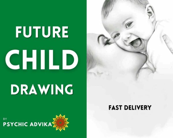Future Baby Drawing, Future Child Drawing, Artistic Psychic, Authentic Psychic Artist, Fast Delivery.